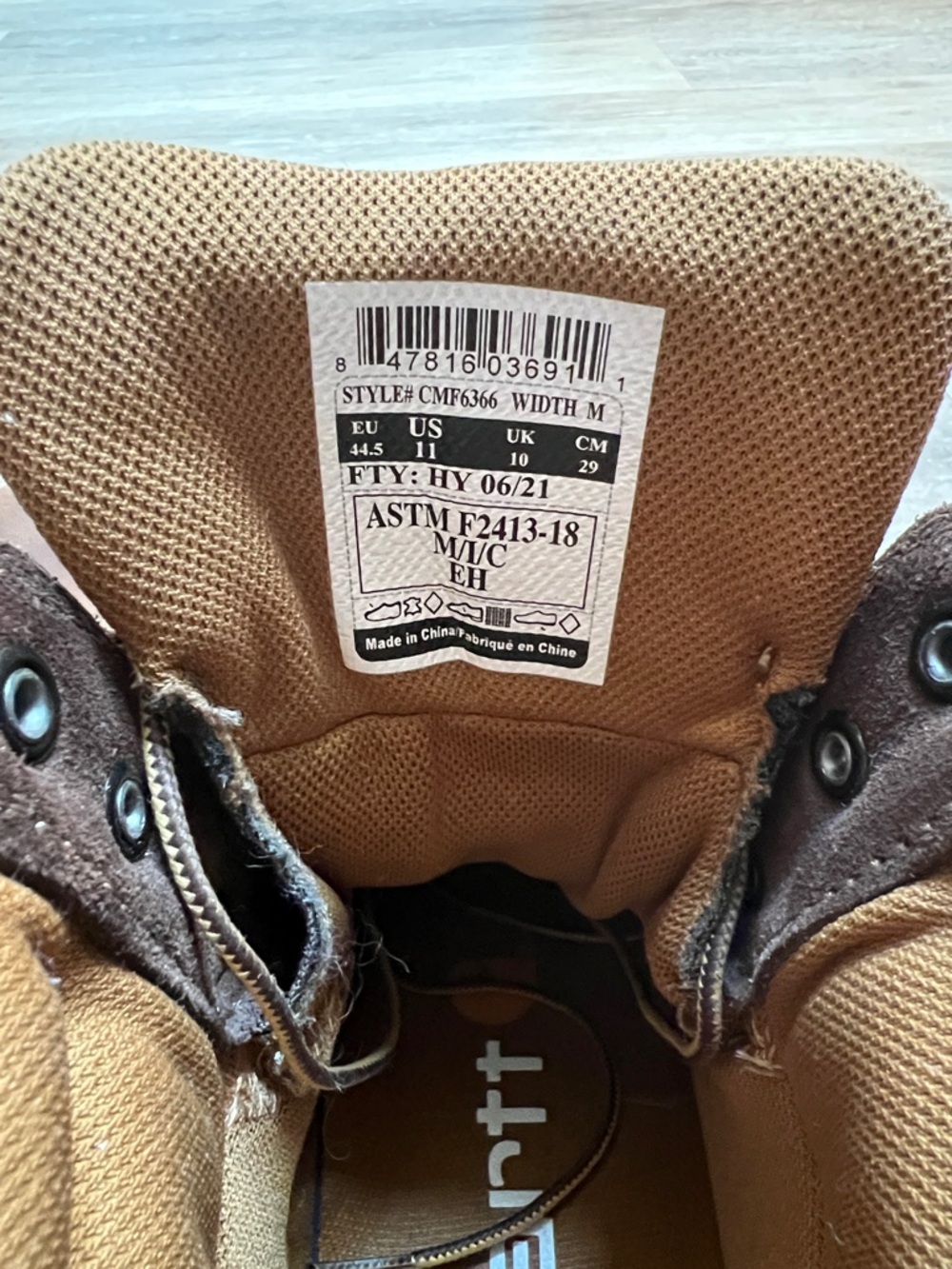 CARHARTT RUGGED FLEX® 6" COMPOSITE TOE WORK BOOT - Picture 5 of 6